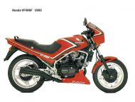 honda VF400F 400 1983 -> 1988